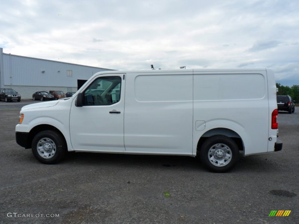 Blizzard White 2012 Nissan NV 1500 S Exterior Photo #49934223