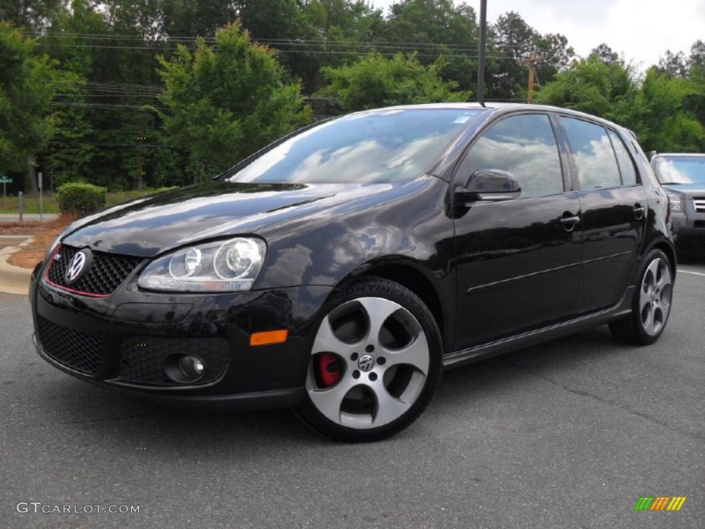Black Magic Metallic 2009 Volkswagen GTI 4 Door Exterior Photo #49934343