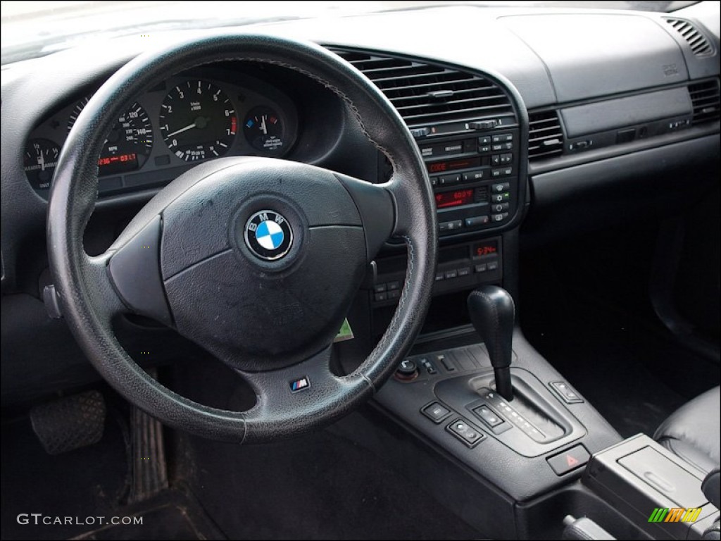 1999 BMW 3 Series 328is Coupe Black Dashboard Photo #49934964