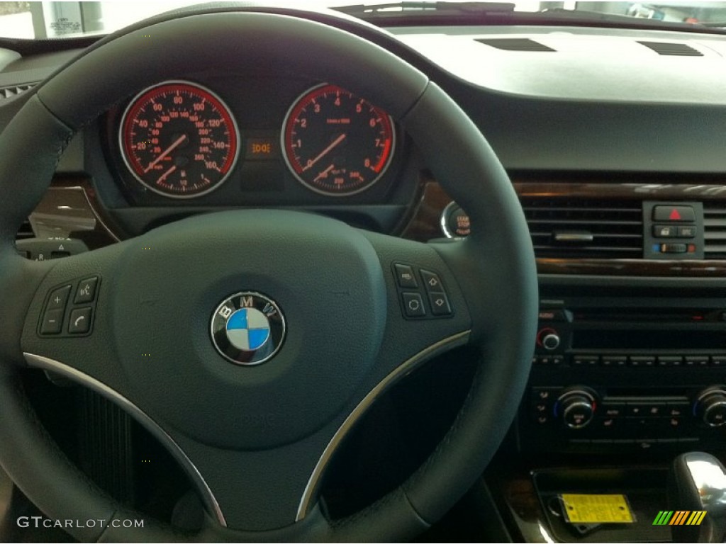 2011 3 Series 328i xDrive Coupe - Mineral White Metallic / Black photo #9