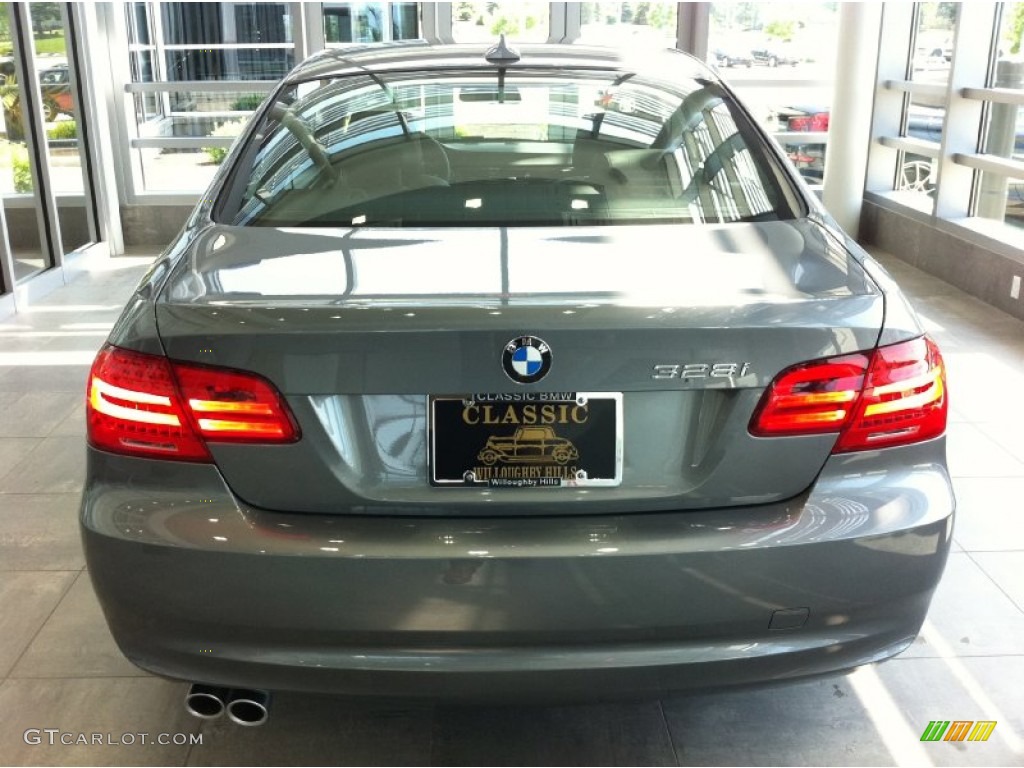 2011 3 Series 328i xDrive Coupe - Space Gray Metallic / Black photo #4