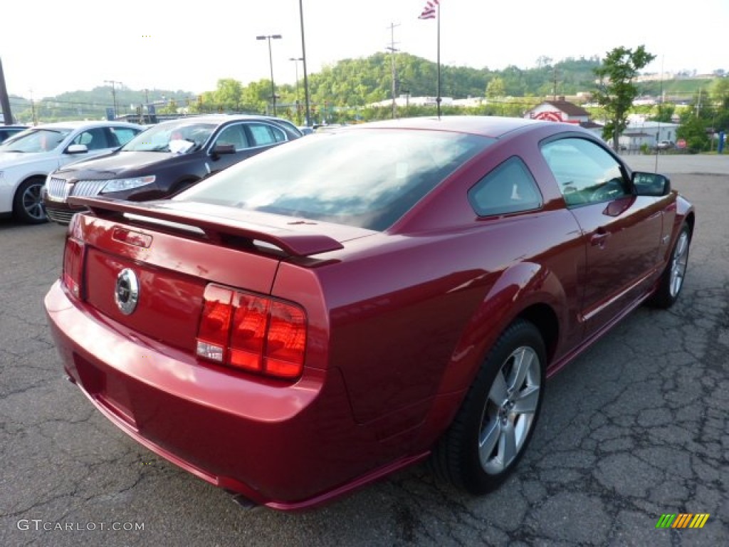Redfire Metallic 2007 Ford Mustang GT Premium Coupe Exterior Photo #49935867