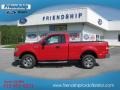 Bright Red 2005 Ford F150 XLT Regular Cab 4x4