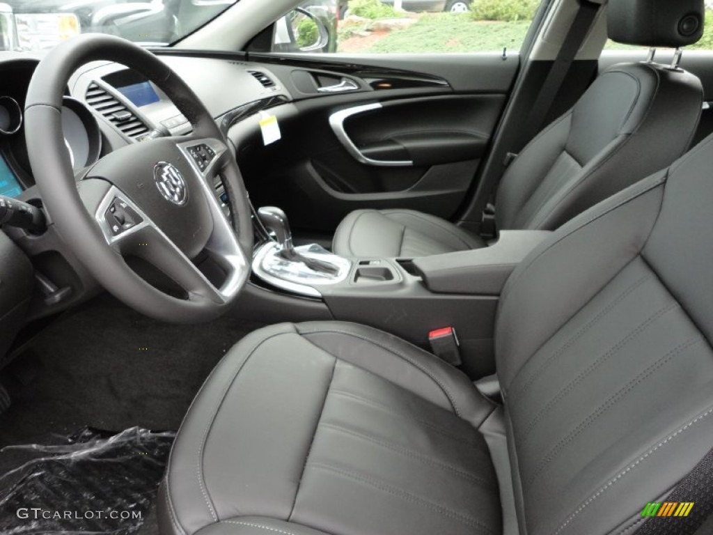 Ebony Interior 2011 Buick Regal CXL Photo #49938866