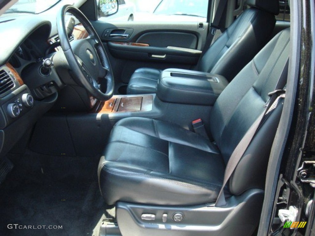 Ebony Interior 2007 Chevrolet Suburban 1500 LTZ 4x4 Photo #49938968