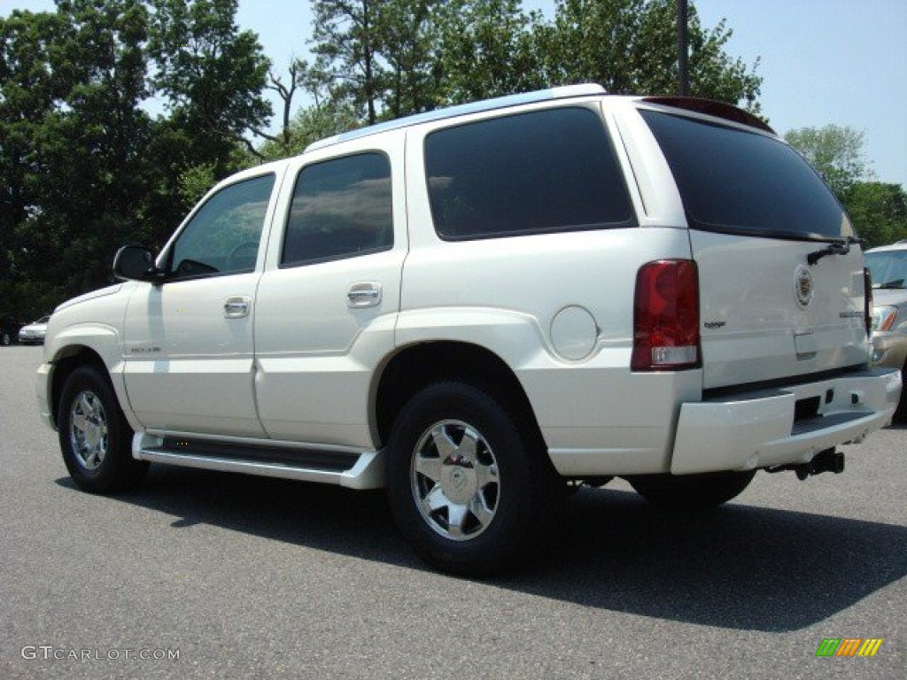 2004 Escalade AWD - White Diamond / Shale photo #5