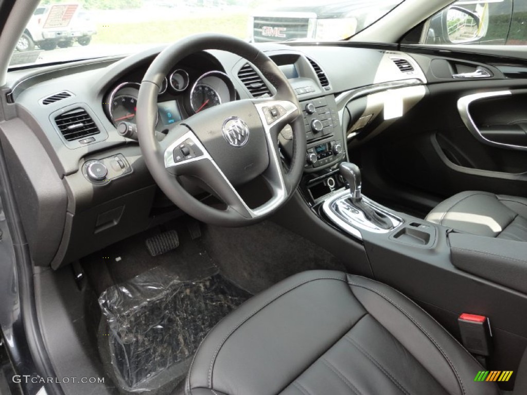 Ebony Interior 2011 Buick Regal CXL Photo #49939835