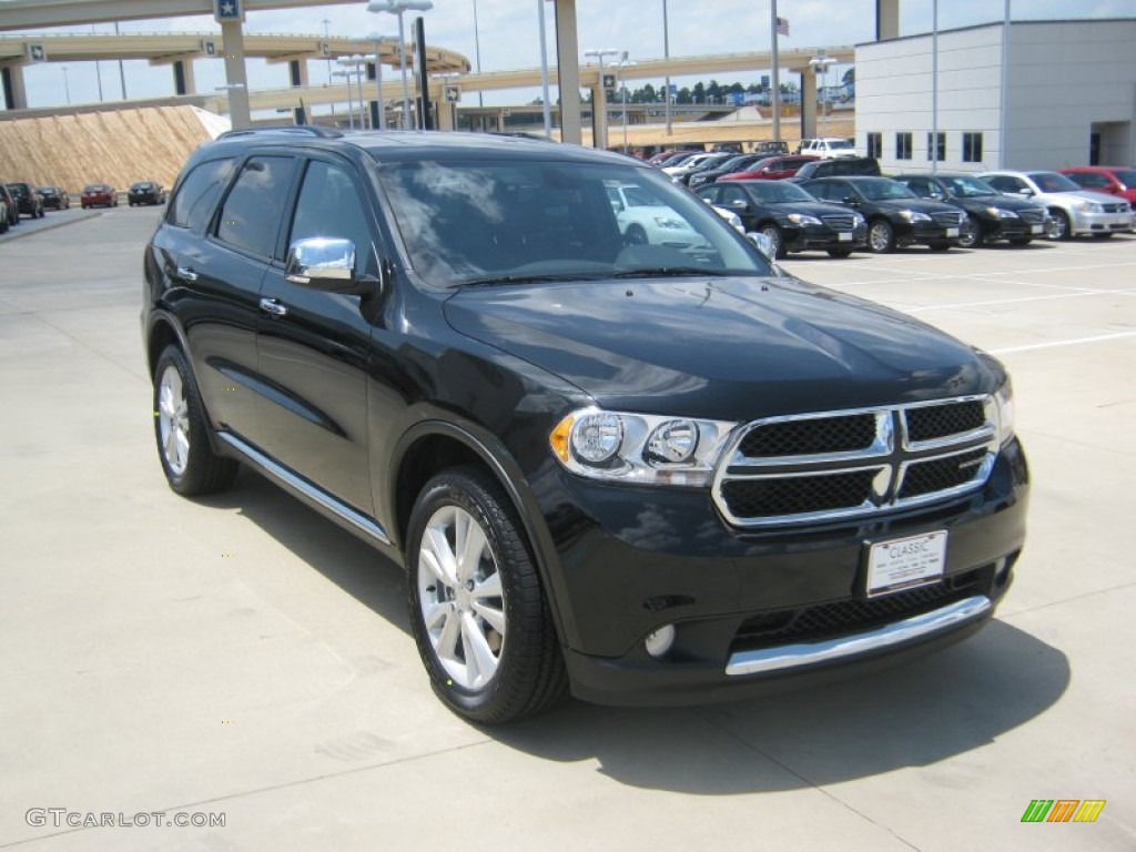 Brilliant Black Crystal Pearl 2011 Dodge Durango Crew Exterior Photo #49940159