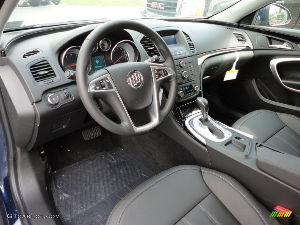 Ebony Interior 2011 Buick Regal CXL Photo #49940426
