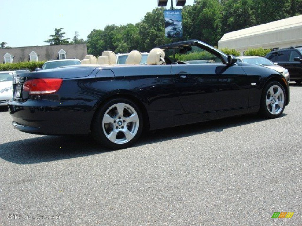 2008 3 Series 328i Convertible - Monaco Blue Metallic / Cream Beige photo #3