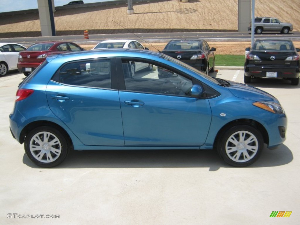 Aquatic Blue Mica 2011 Mazda MAZDA2 Sport Exterior Photo #49941788