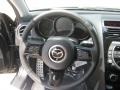 2011 Mazda RX-8 Black Interior Steering Wheel Photo