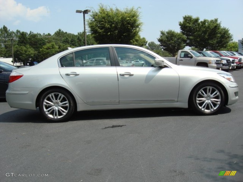 Platinum Metallic 2010 Hyundai Genesis 4.6 Sedan Exterior Photo #49942358