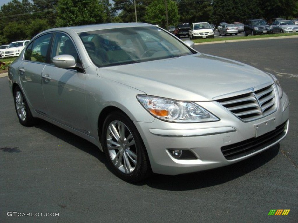 Platinum Metallic 2010 Hyundai Genesis 4.6 Sedan Exterior Photo #49942364