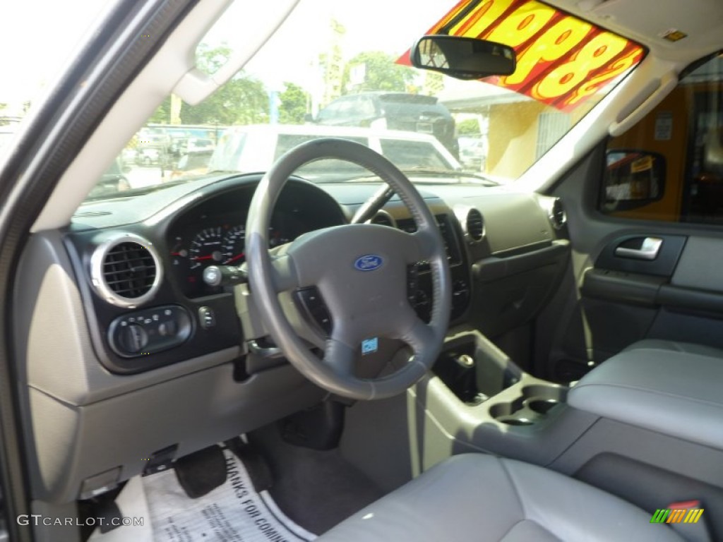 2003 Expedition XLT - Dark Shadow Grey Metallic / Flint Grey photo #7