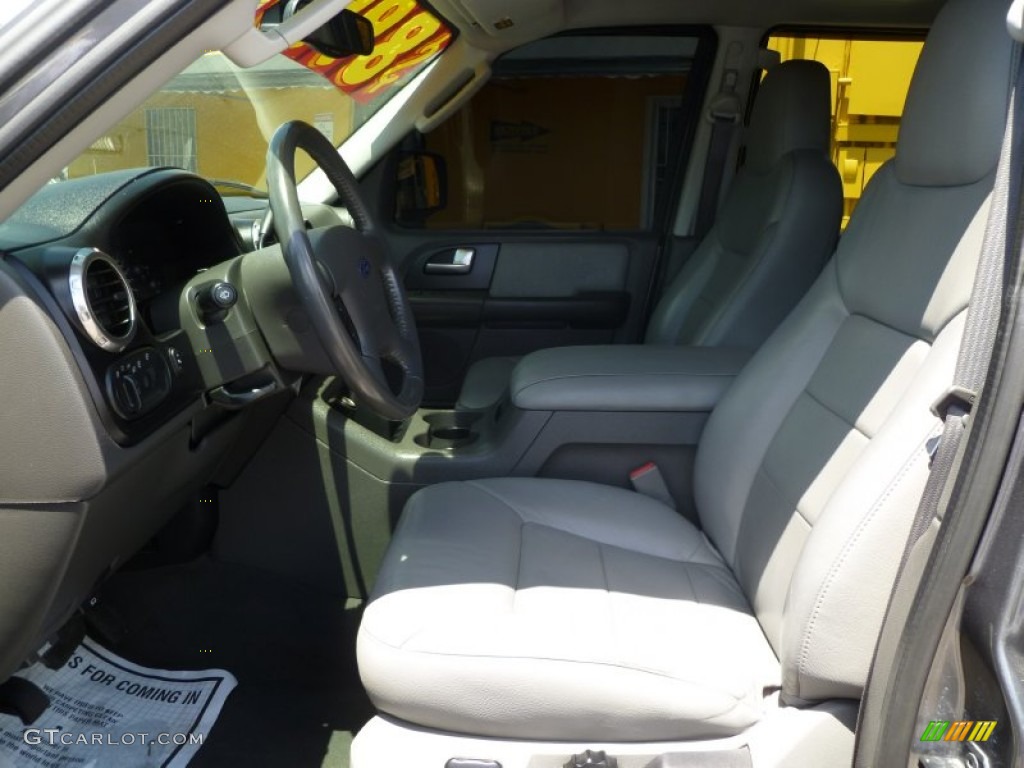 2003 Expedition XLT - Dark Shadow Grey Metallic / Flint Grey photo #8
