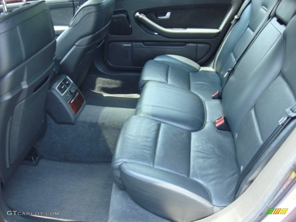 Black Interior 2004 Audi A8 L 4.2 quattro Photo #49943390