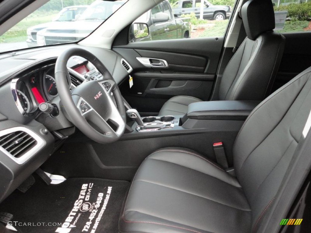 Jet Black Interior 2011 GMC Terrain SLT AWD Photo #49943540
