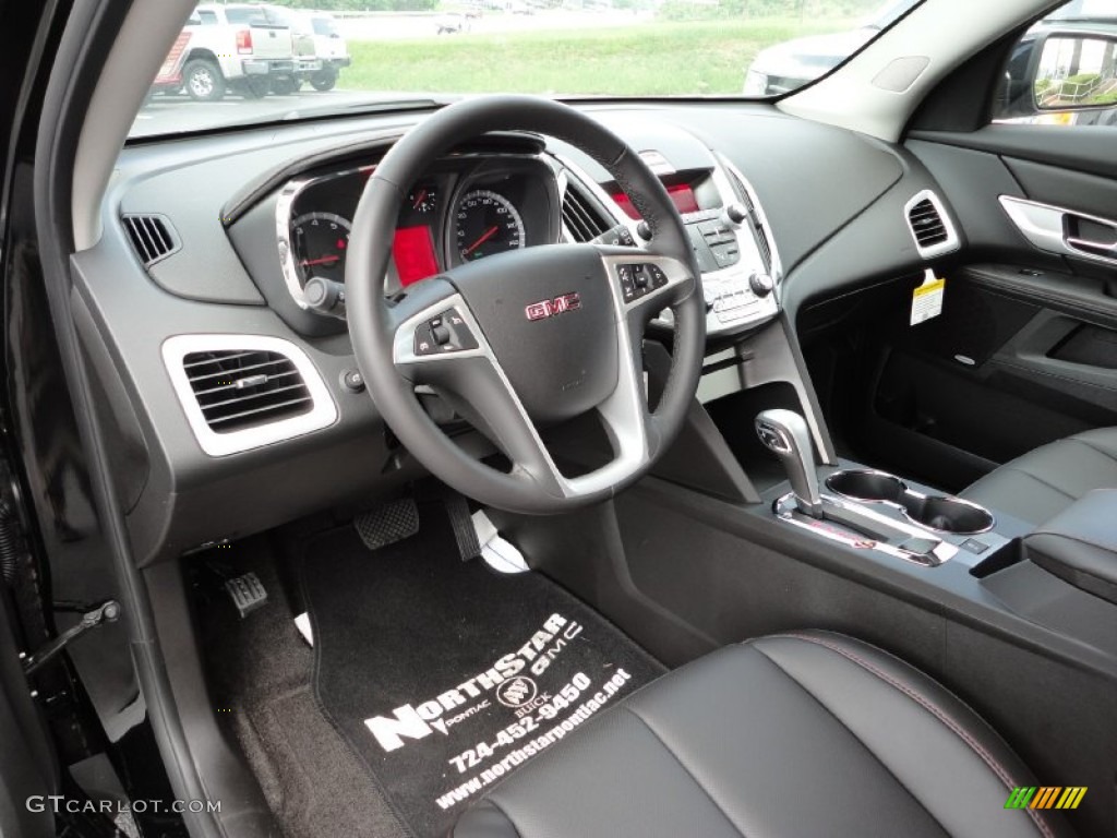 Jet Black Interior 2011 GMC Terrain SLT AWD Photo #49943558