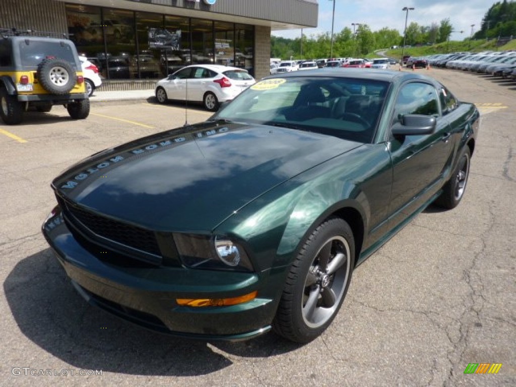 Highland Green Metallic 2008 Ford Mustang Bullitt Coupe Exterior Photo #49944650