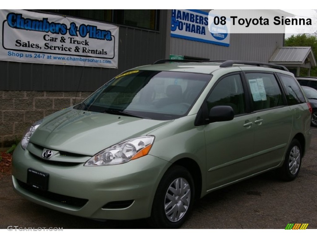 Silver Pine Mica Toyota Sienna