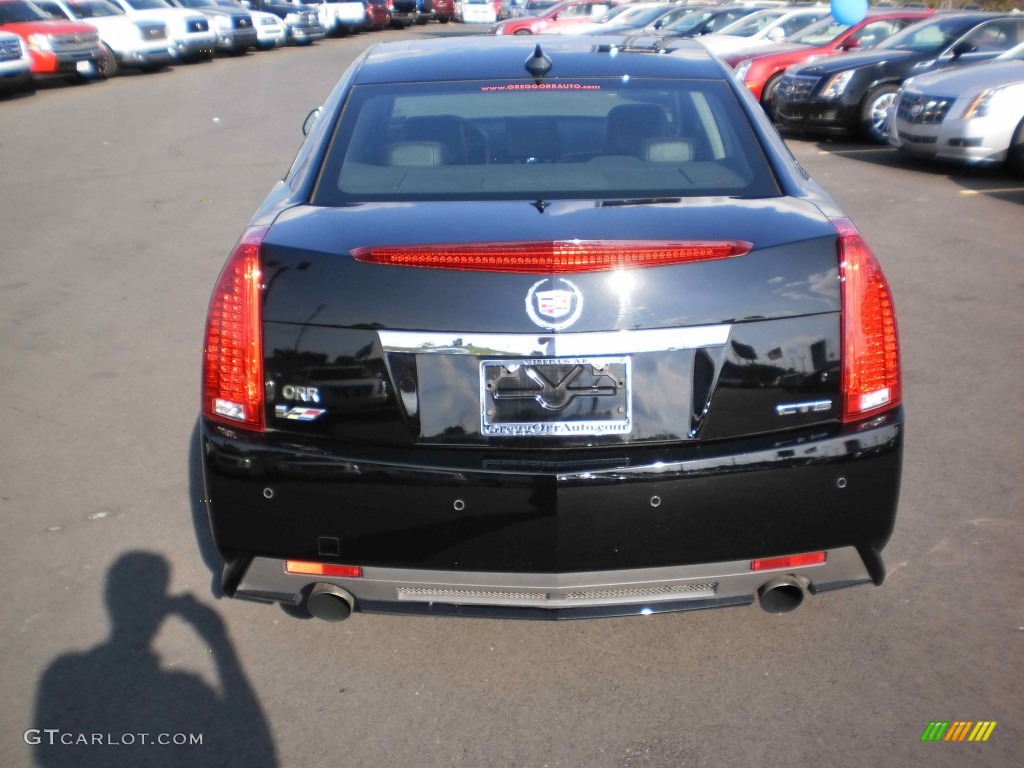 2009 CTS -V Sedan - Black Raven / Ebony photo #4