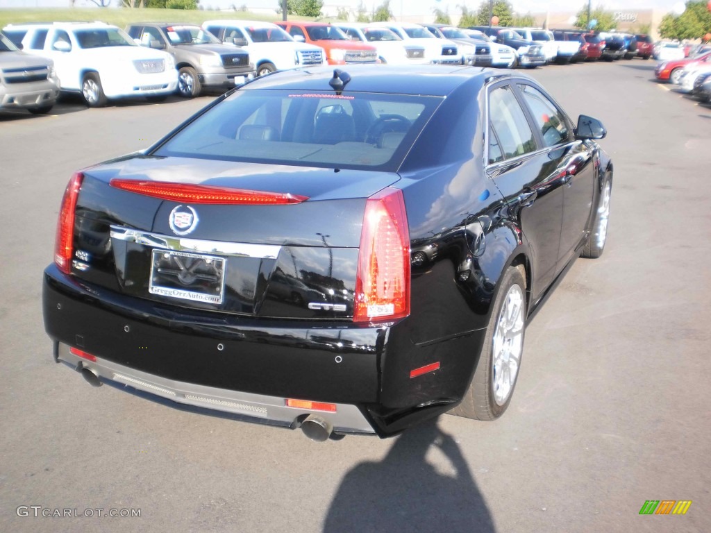 2009 CTS -V Sedan - Black Raven / Ebony photo #5