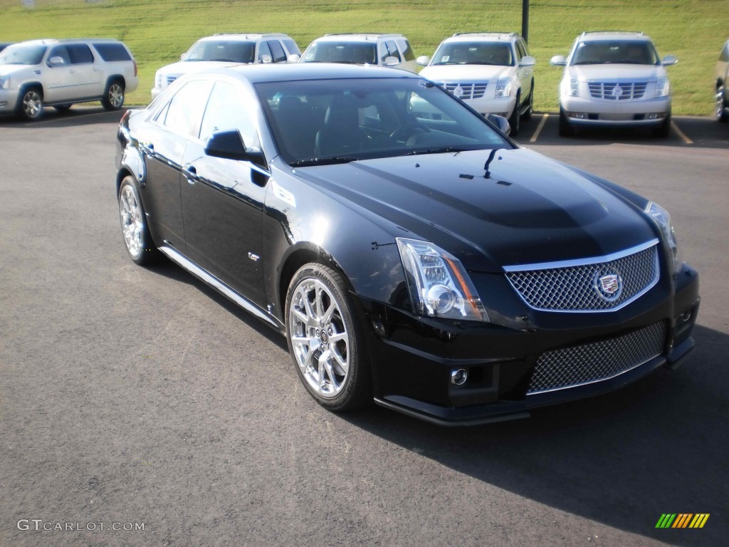 2009 CTS -V Sedan - Black Raven / Ebony photo #7