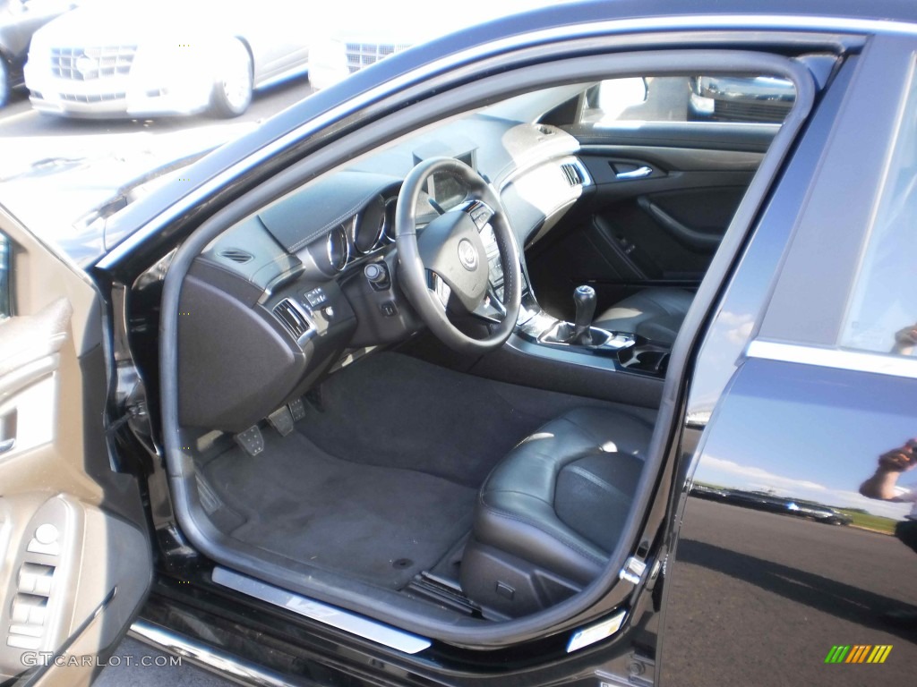 Ebony Interior 2009 Cadillac CTS -V Sedan Photo #49946663
