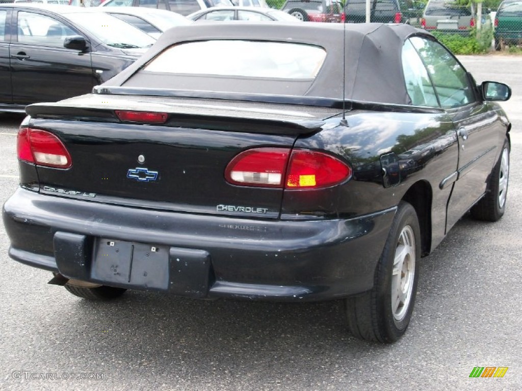 Black 1996 Chevrolet Cavalier LS Convertible Exterior Photo #49946684