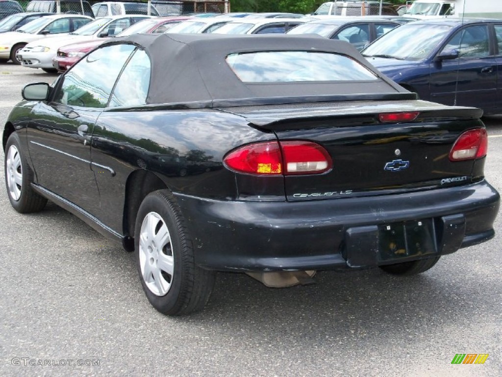 Black 1996 Chevrolet Cavalier LS Convertible Exterior Photo #49946693