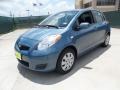 2011 Bayou Blue Pearl Toyota Yaris 5 Door Liftback  photo #7