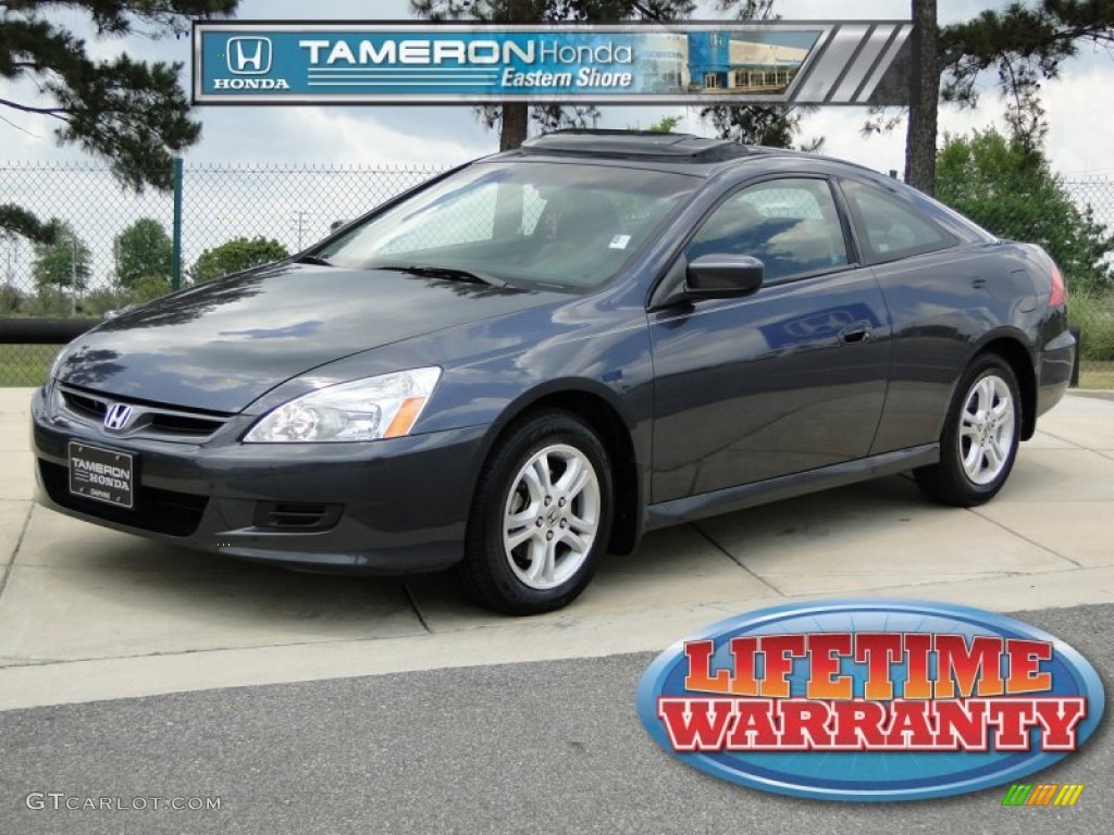 2007 Accord EX-L Coupe - Graphite Pearl / Gray photo #1