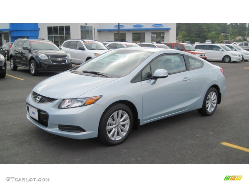 Cool Mist Metallic 2012 Honda Civic EX-L Coupe Exterior Photo #49946846