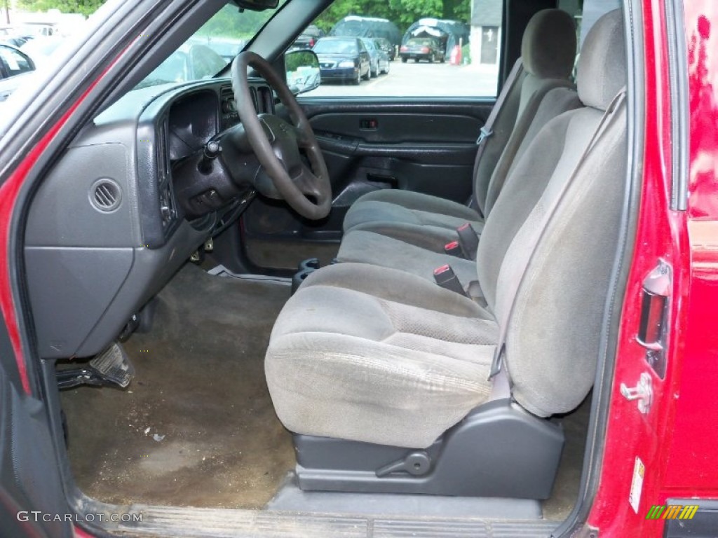 2004 Silverado 1500 LS Extended Cab - Victory Red / Dark Charcoal photo #9