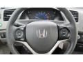Gray 2012 Honda Civic EX-L Coupe Steering Wheel