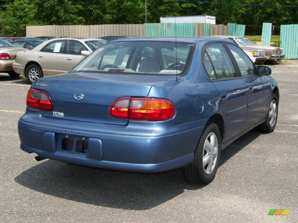 1998 Malibu Sedan - Medium Opal Blue Metallic / Light Gray photo #5