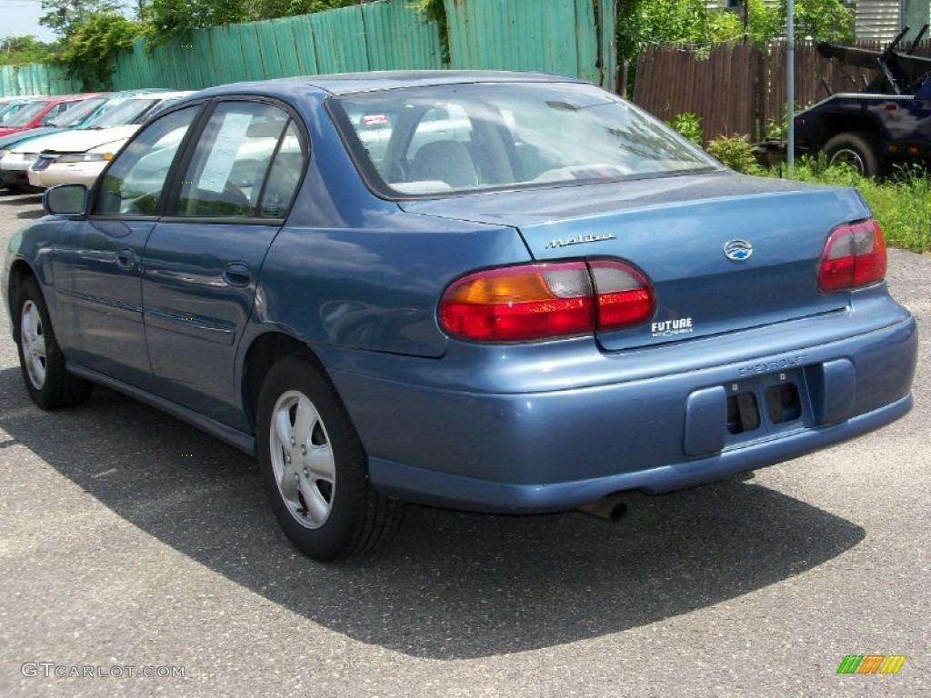 1998 Malibu Sedan - Medium Opal Blue Metallic / Light Gray photo #6