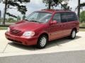 2002 Ruby Red Kia Sedona LX  photo #11