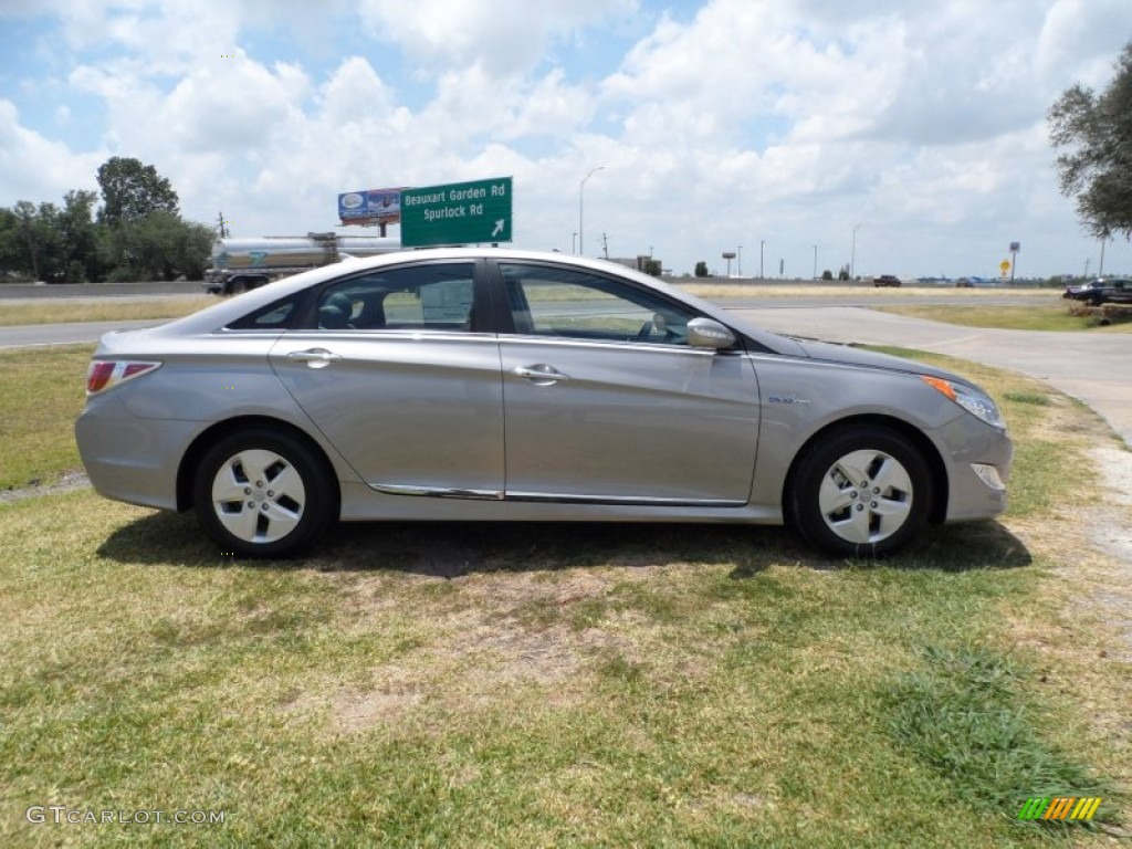 Hyper Silver Metallic 2011 Hyundai Sonata Hybrid Exterior Photo #49947485