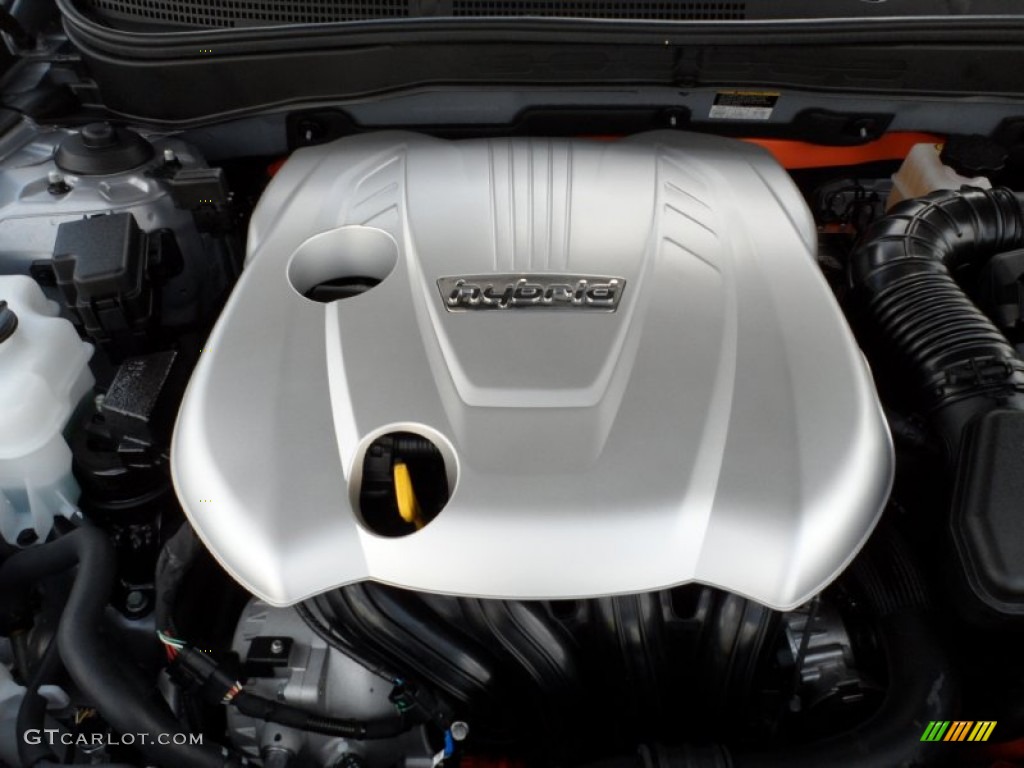 2011 Hyundai Sonata Hybrid 2.4 Liter h DOHC 16-Valve D-CVVT 4 Cylinder Gasoline/Electric Hybrid Engine Photo #49947689