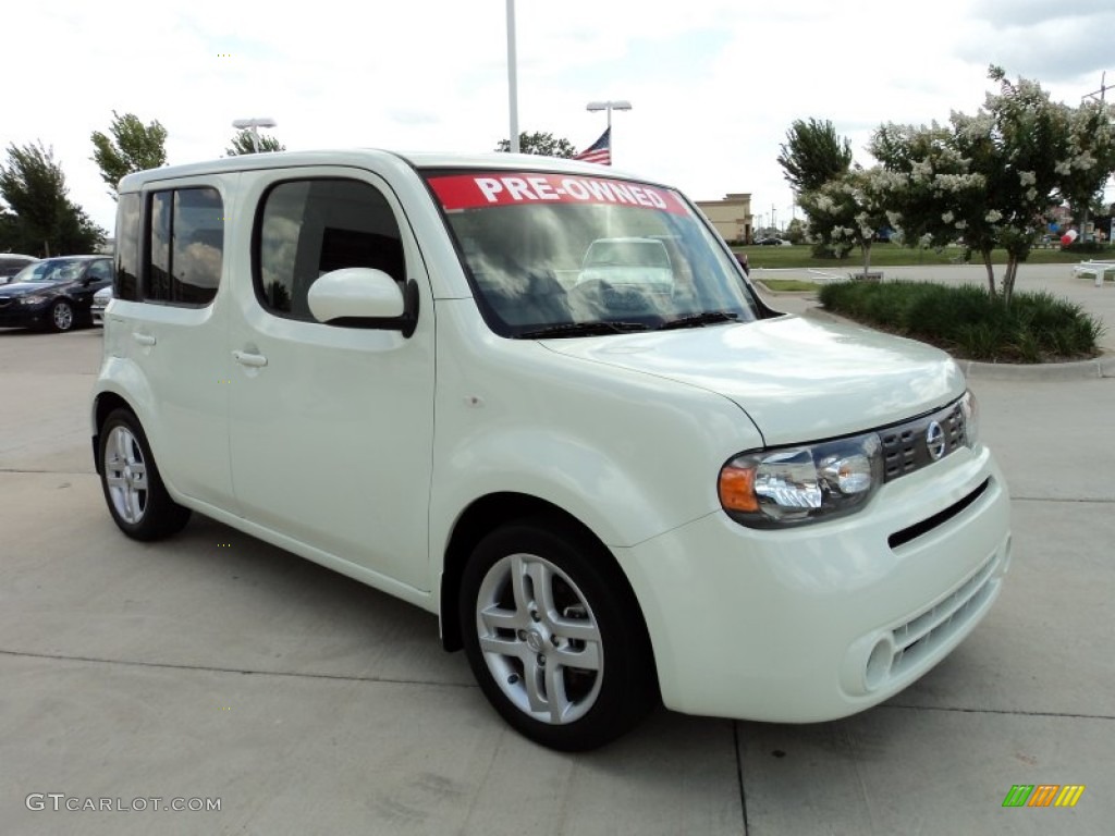 White Pearl 2009 Nissan Cube 1.8 SL Exterior Photo #49947794