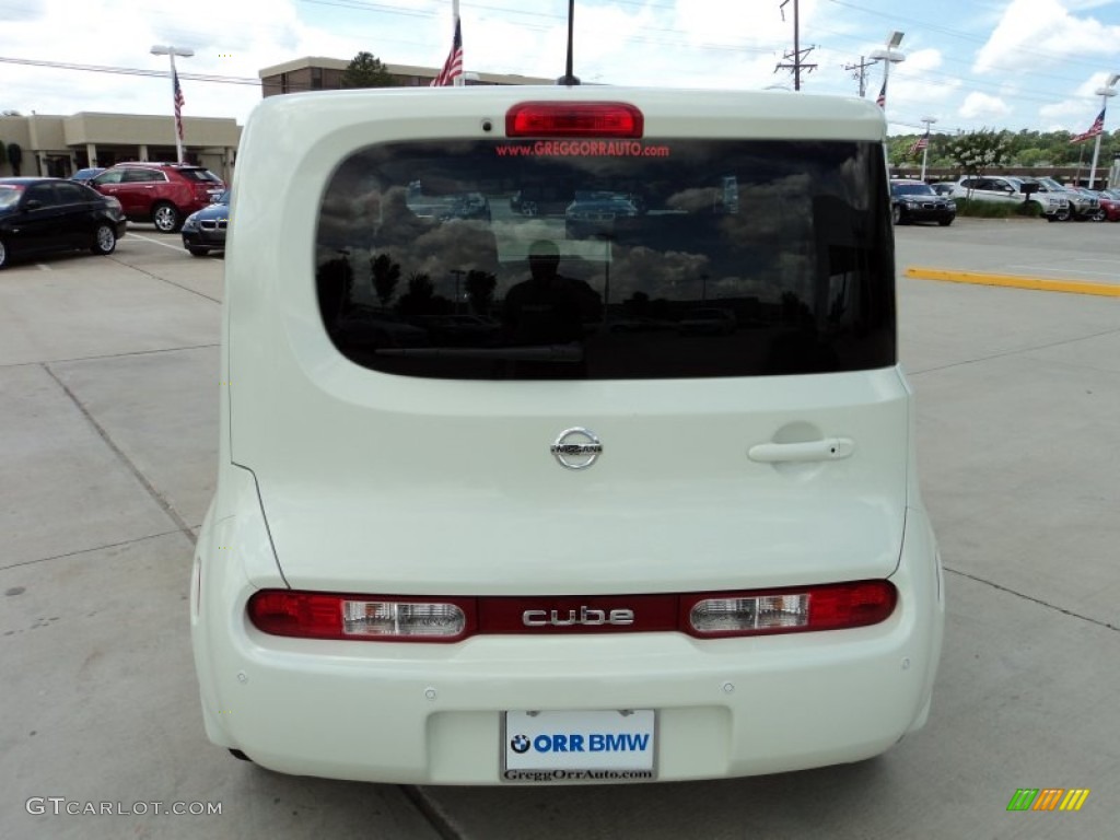 White Pearl 2009 Nissan Cube 1.8 SL Exterior Photo #49947827
