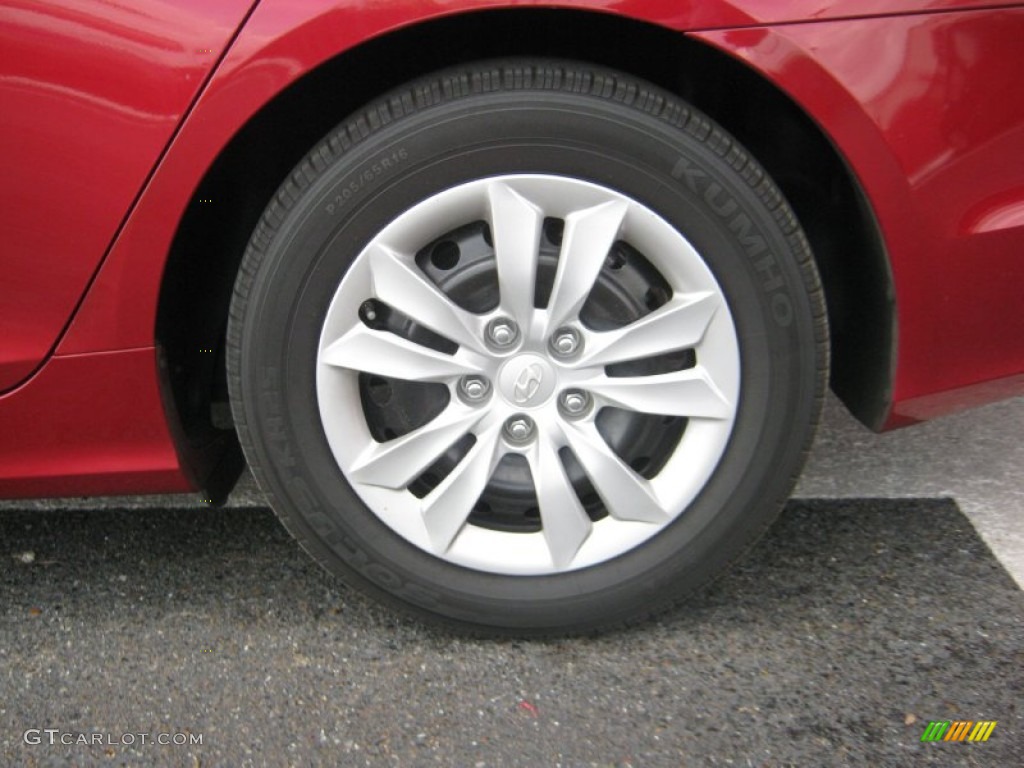 2011 Sonata GLS - Venetian Red / Camel photo #20