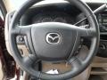 2002 Mazda Tribute Beige Interior Steering Wheel Photo