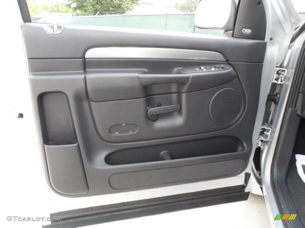 2005 Dodge Ram 1500 SRT-10 Regular Cab Dark Slate Gray Door Panel Photo #49949741