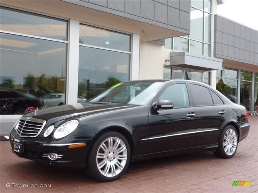 Black 2007 Mercedes-Benz E 550 4Matic Sedan Exterior Photo #49951181