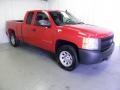 2008 Victory Red Chevrolet Silverado 1500 Work Truck Extended Cab  photo #1