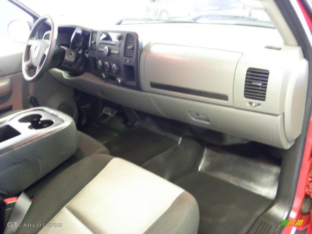 2008 Silverado 1500 Work Truck Extended Cab - Victory Red / Dark Titanium photo #7