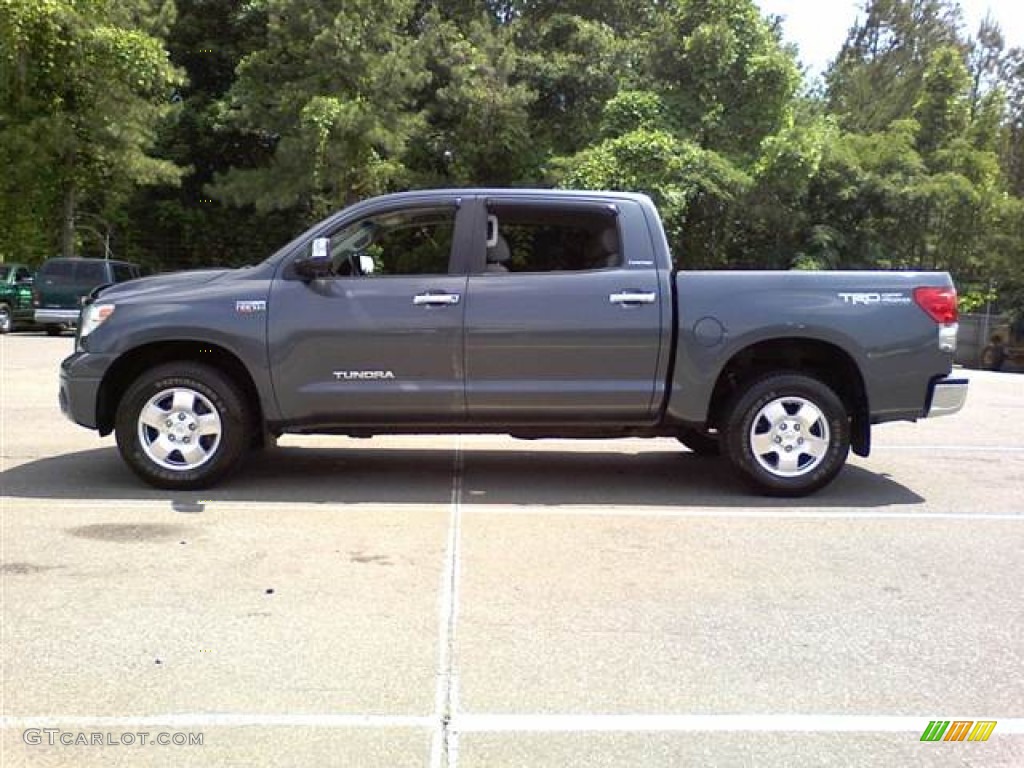 2007 Tundra Limited CrewMax 4x4 - Slate Metallic / Graphite Gray photo #17